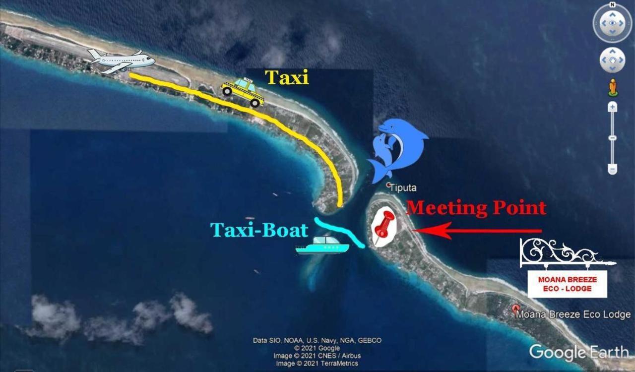 Moana Breeze Rangiroa - Rental Car Included - Air Conditioning - Wi-Fi Tiputa Esterno foto